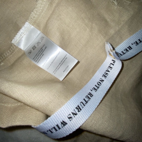 NWT Dula the Label no. 4 linen thigh slit with fringe midaxi skirt & rope belt - Picture 10 of 15